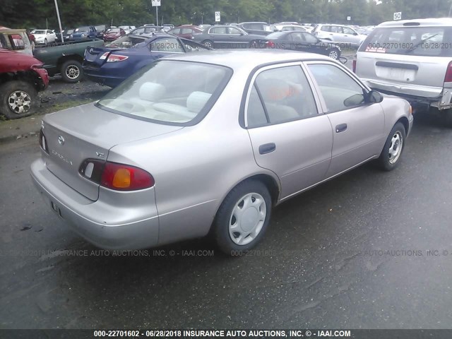 1NXBR12E0XZ199286 - 1999 TOYOTA COROLLA VE/CE/LE 棕色 照片 4