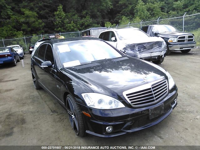 WDDNG77X59A257617 - 2009 MERCEDES-BENZ S 63 AMG BLACK photo 1