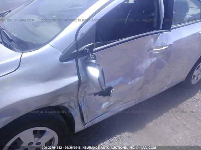 1G1JB5SH2D4187179 - 2013 CHEVROLET SONIC LS 银色 照片 6