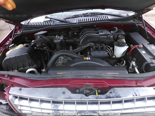 1FMZU73K54ZB15532 - 2004 FORD EXPLORER XLT/XLT SPORT/NBX 红色 照片 10