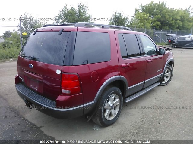 1FMZU73K54ZB15532 - 2004 FORD EXPLORER XLT/XLT SPORT/NBX 红色 照片 4
