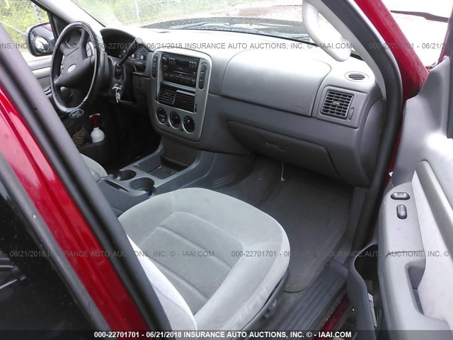 1FMZU73K54ZB15532 - 2004 FORD EXPLORER XLT/XLT SPORT/NBX 红色 照片 5