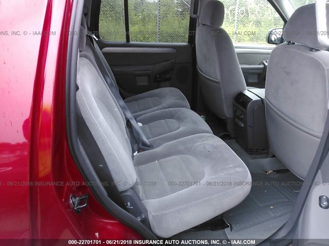 1FMZU73K54ZB15532 - 2004 FORD EXPLORER XLT/XLT SPORT/NBX 红色 照片 8