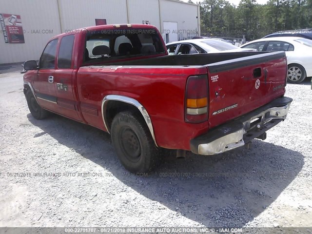 2GCEC19V311172952 - 2001 CHEVROLET SILVERADO C1500 RED photo 3