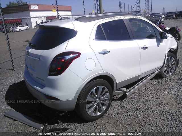 KL4CJCSB5HB006767 - 2017 BUICK ENCORE ESSENCE WHITE photo 4