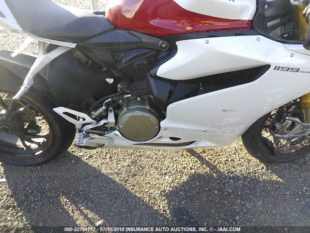 ZDM14BPW0DB011822 - 2013 DUCATI SUPERBIKE 1199 PANIGALE/S WHITE photo 8