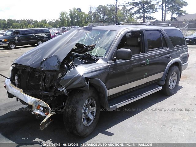 JT3GN86R4W0074071 - 1998 TOYOTA 4RUNNER SR5 GRAY photo 2