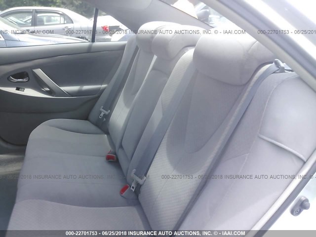 4T1BE46K07U122284 - 2007 TOYOTA CAMRY NEW GENERATION CE/LE/XLE/SE SILVER photo 8