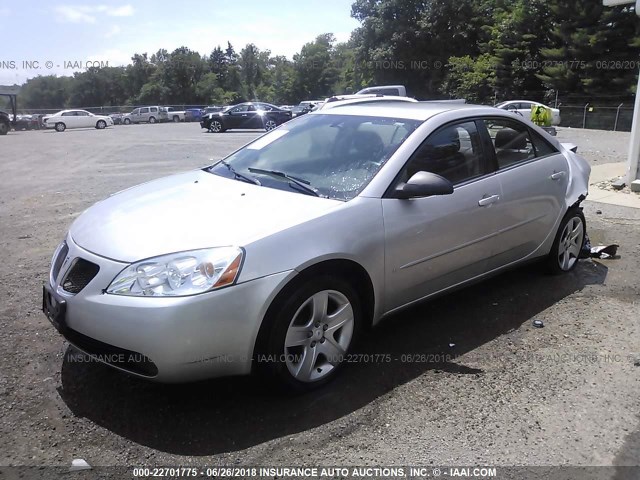 1G2ZG58B874110016 - 2007 PONTIAC G6 SE SILVER photo 2