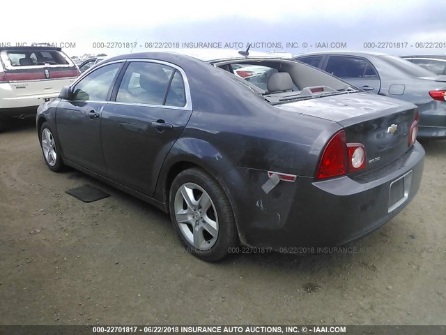1G1ZB5EB7A4163384 - 2010 CHEVROLET MALIBU LS Boz foto 3