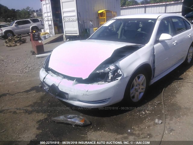 2G1WB5E3XF1155147 - 2015 CHEVROLET IMPALA LIMITED LT WHITE photo 6