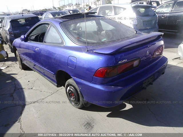 JH4DC2387WS005830 - 1998 ACURA INTEGRA GSR BLUE photo 3