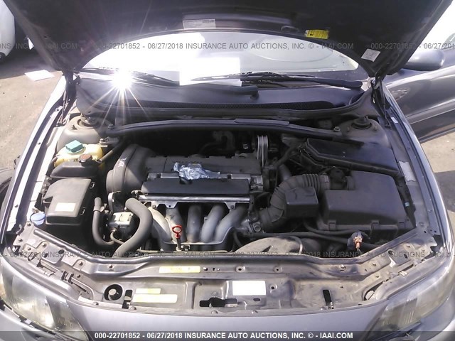 YV1RS64A632262972 - 2003 VOLVO S60 Pewter photo 10