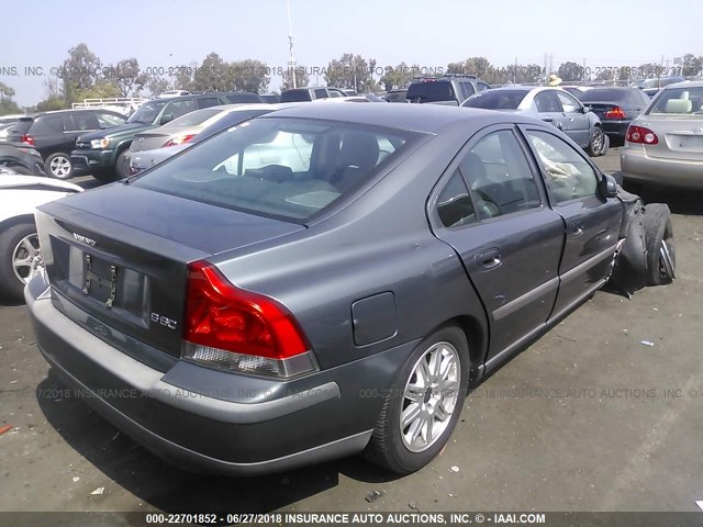 YV1RS64A632262972 - 2003 VOLVO S60 Pewter photo 4