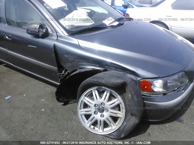 YV1RS64A632262972 - 2003 VOLVO S60 Pewter photo 6
