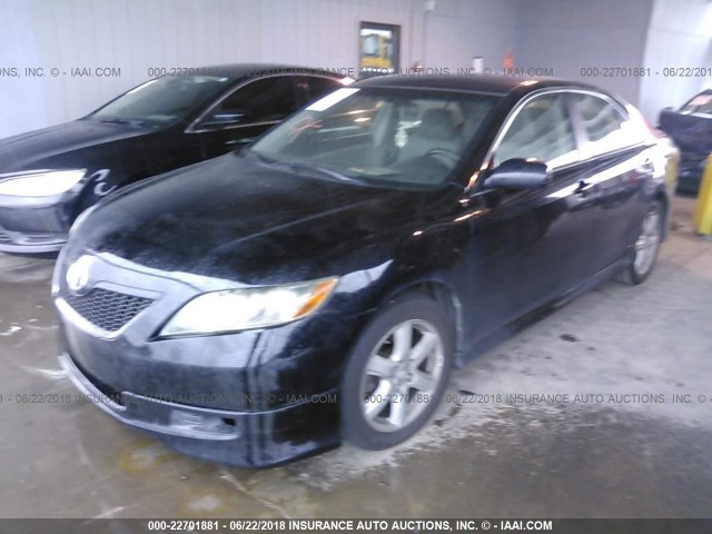 4T1BE46K29U843581 - 2009 TOYOTA CAMRY SE/LE/XLE BLACK photo 2