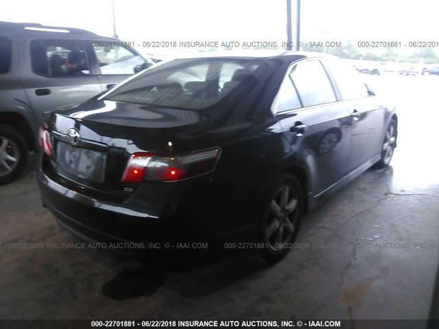 4T1BE46K29U843581 - 2009 TOYOTA CAMRY SE/LE/XLE BLACK photo 4