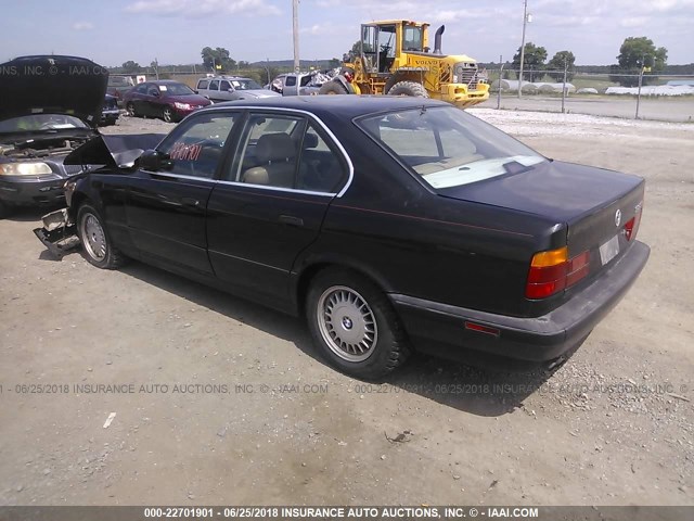 WBAHC2304KBE21048 - 1989 BMW 525 I AUTOMATIC BLACK photo 3