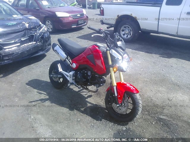 MLHJC6118E5002057 - 2014 HONDA GROM 125 RED photo 1