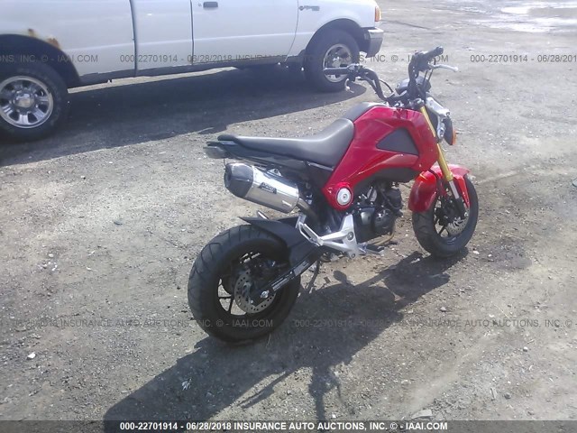 MLHJC6118E5002057 - 2014 HONDA GROM 125 RED photo 4