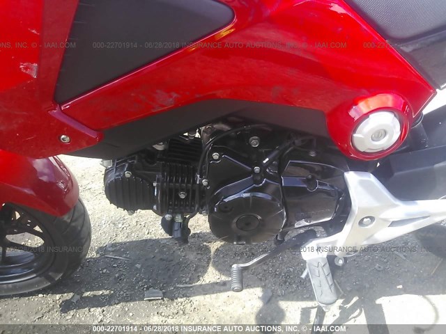 MLHJC6118E5002057 - 2014 HONDA GROM 125 RED photo 9