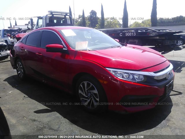 2HGFC2F77GH547307 - 2016 HONDA CIVIC EX წითელი ფოტო 1