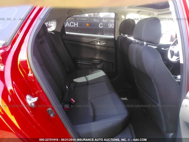 2HGFC2F77GH547307 - 2016 HONDA CIVIC EX წითელი ფოტო 8