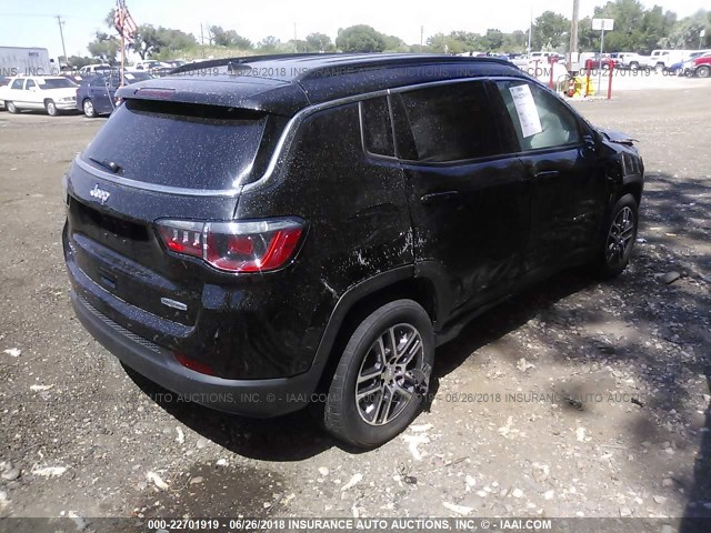 3C4NJDBB0HT660479 - 2017 JEEP COMPASS LATITUDE შავი ფოტო 4