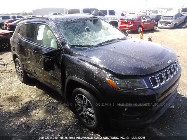 3C4NJDBB0HT660479 - 2017 JEEP COMPASS LATITUDE შავი ფოტო 6