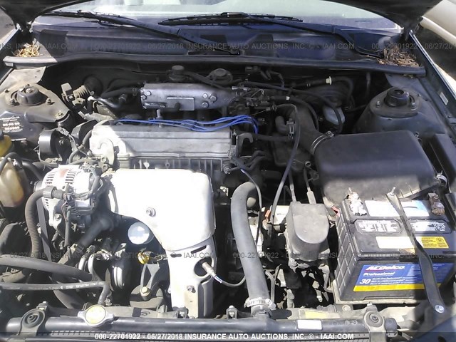 4T1BG22K0WU210187 - 1998 TOYOTA CAMRY CE/LE/XLE 绿色 照片 10