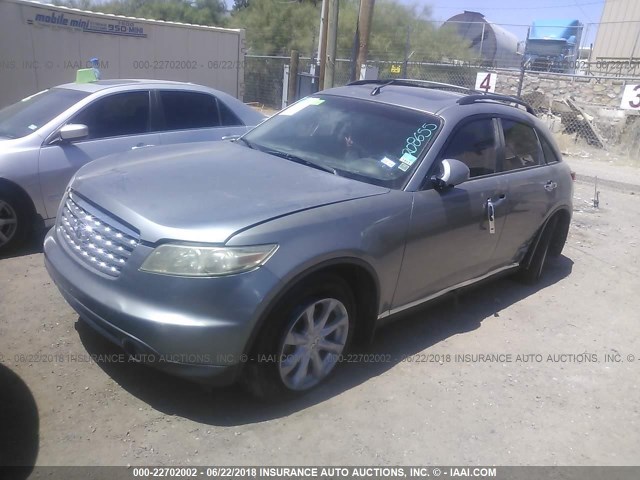 JNRAS08W36X208655 - 2006 INFINITI FX35 GRAY photo 2