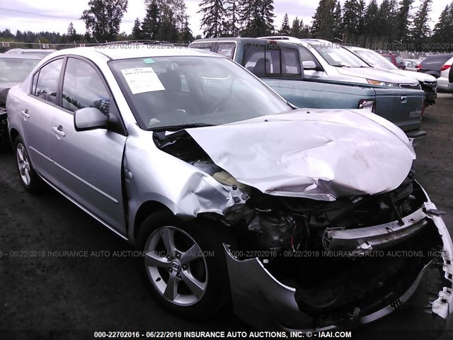 JM1BK12F851322445 - 2005 MAZDA 3 I SILVER photo 1