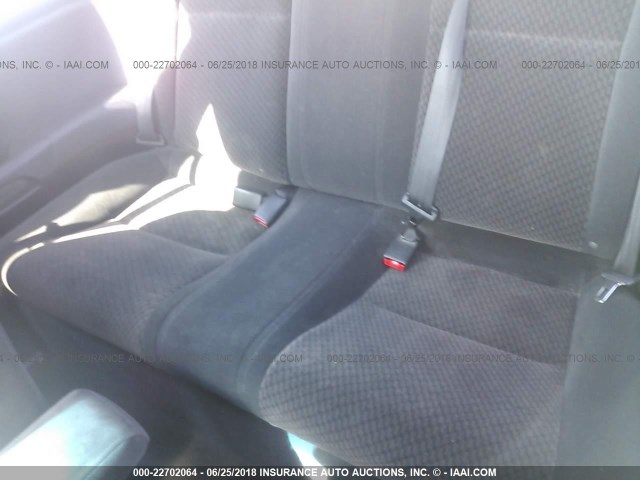 1HGEM22145L073438 - 2005 HONDA CIVIC DX VP BLACK photo 8