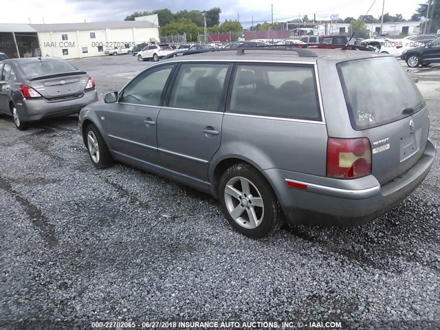 WVWWH63B94E004995 - 2004 VOLKSWAGEN PASSAT GLX 灰色 照片 3