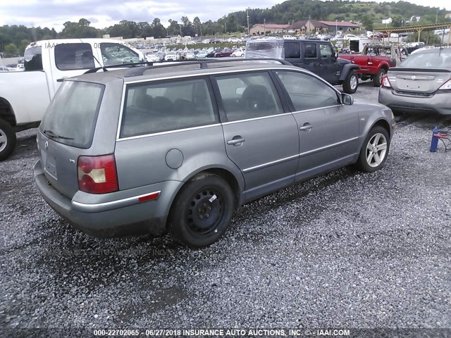 WVWWH63B94E004995 - 2004 VOLKSWAGEN PASSAT GLX 灰色 照片 4