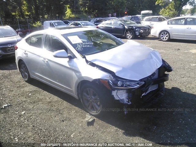 5NPD84LF7JH292235 - 2018 HYUNDAI ELANTRA SEL/VALUE/LIMITED SILVER photo 1