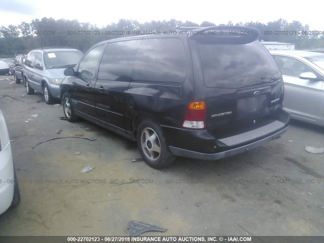 2FMZA57431BB36922 - 2001 FORD WINDSTAR SE SPORT BLACK photo 3