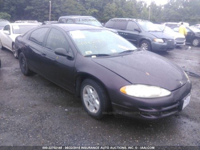 2B3HD46R64H602523 - 2004 DODGE INTREPID SE PURPLE photo 1