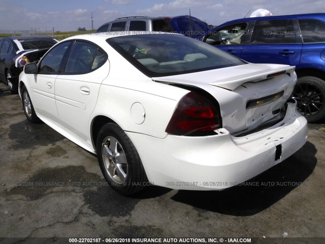 2G2WP522251352479 - 2005 PONTIAC GRAND PRIX WHITE photo 3
