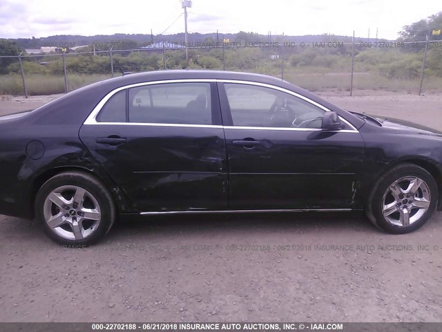 1G1ZH57BX9F256458 - 2009 CHEVROLET MALIBU 1LT 黑色 照片 6