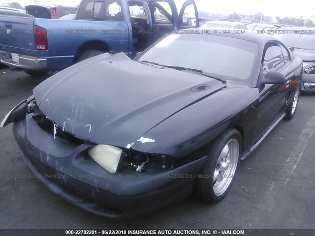 1FALP42T3SF106410 - 1995 FORD MUSTANG GT/GTS BLACK photo 2