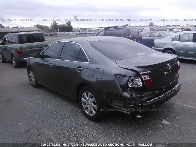 JTNBK46K973021467 - 2007 TOYOTA CAMRY NEW GENERAT LE/XLE/SE GRAY photo 3