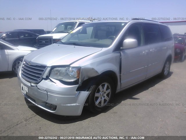2A8HR54P78R732309 - 2008 CHRYSLER TOWN & COUNTRY TOURING SILVER photo 2