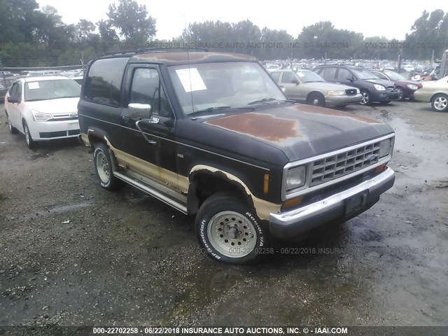 1FMCU14T5JUE08608 - 1988 FORD BRONCO II BLACK photo 1