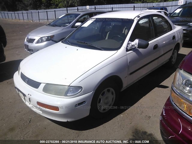 JM1BA1417S0167649 - 1995 MAZDA PROTEGE DX/LX WHITE photo 2