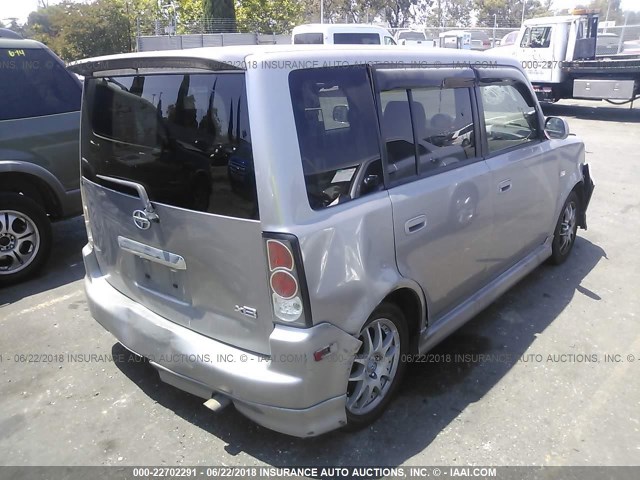 JTLKT324064114703 - 2006 TOYOTA SCION XB Серый фото 4