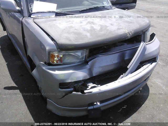 JTLKT324064114703 - 2006 TOYOTA SCION XB Серый фото 6