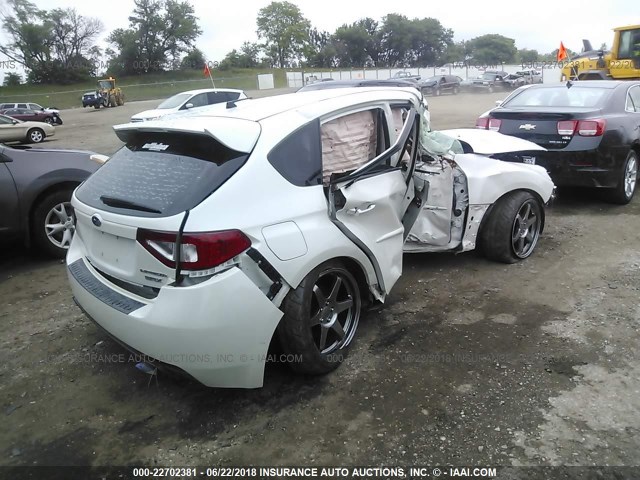 JF1GR7E64BG827929 - 2011 SUBARU IMPREZA WRX WHITE photo 4