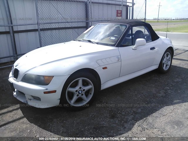 4USCJ3323VLC08756 - 1997 BMW Z3 2.8 WHITE photo 2