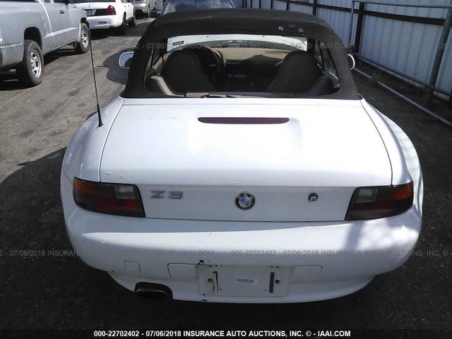 4USCJ3323VLC08756 - 1997 BMW Z3 2.8 WHITE photo 8